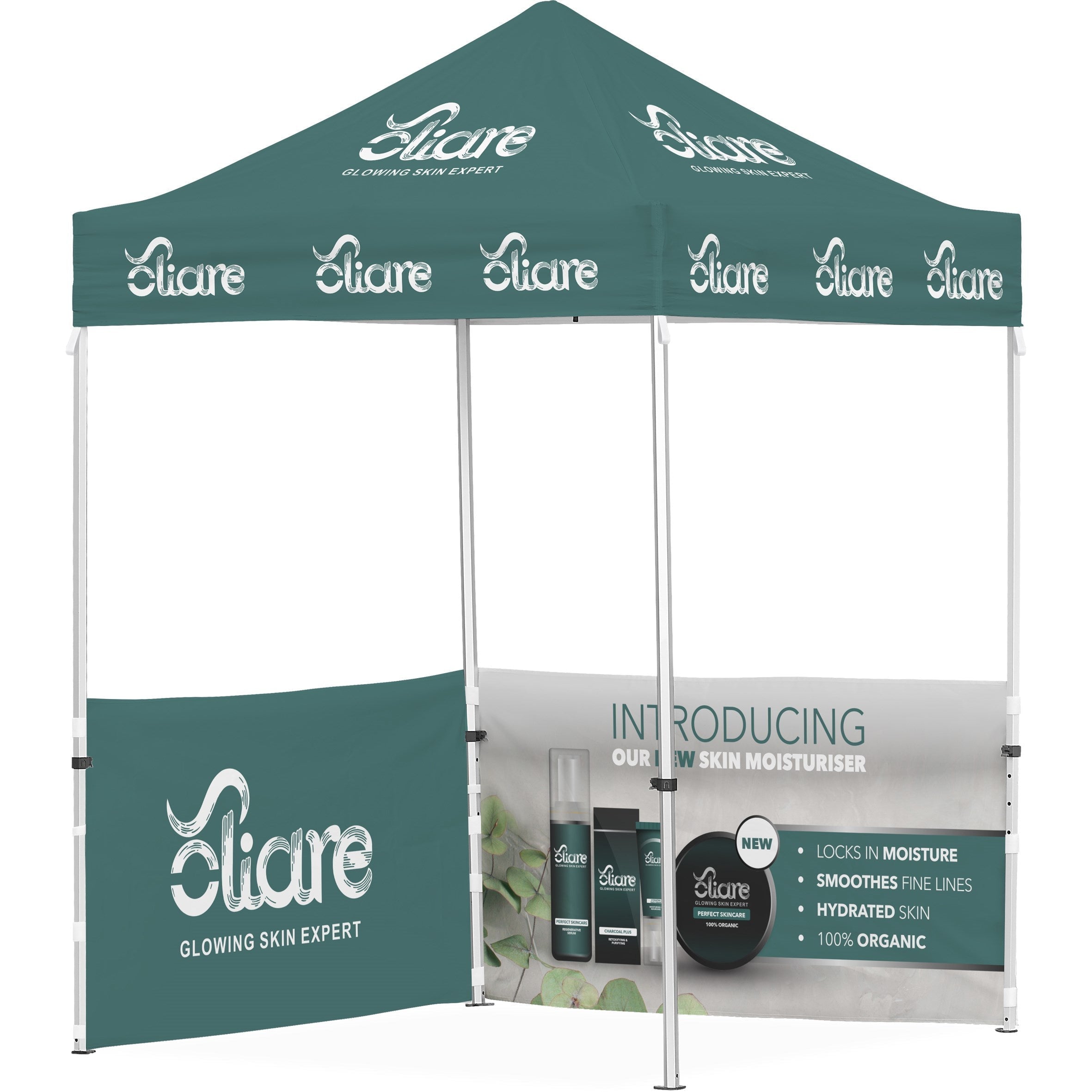 Ovation Sublimated Gazebo 2m X 2m - 2 Half-Wall Skins-Canopies & Gazebos