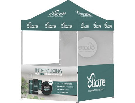 Ovation Sublimated Gazebo 2m X 2m - 3 Half-Wall Skins - 1 Full-Wall Skin-Canopies & Gazebos