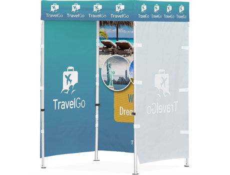 Ovation Sublimated Gazebo 1.5m X 1.5m - 3 Full-Wall Skins-Canopies & Gazebos