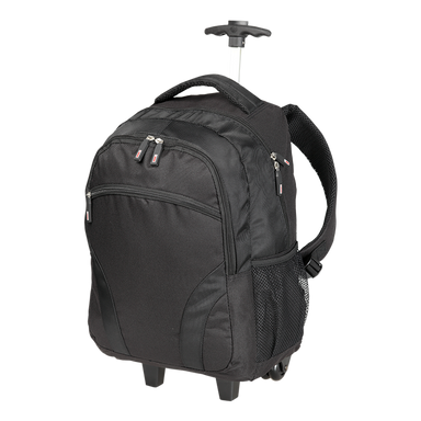 IND117 - Pesaro Laptop Trolley Backpack Black / STD / 