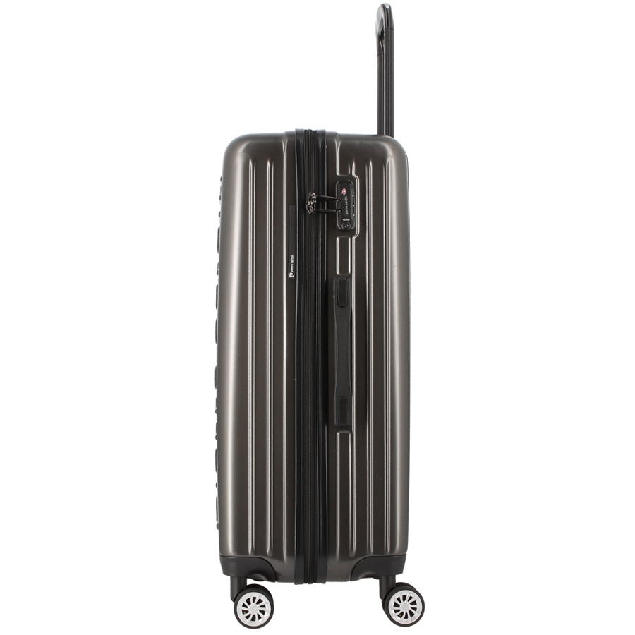 Pierre Cardin Paris Berlin Dark Grey Trolley Case | Medium-Suitcases