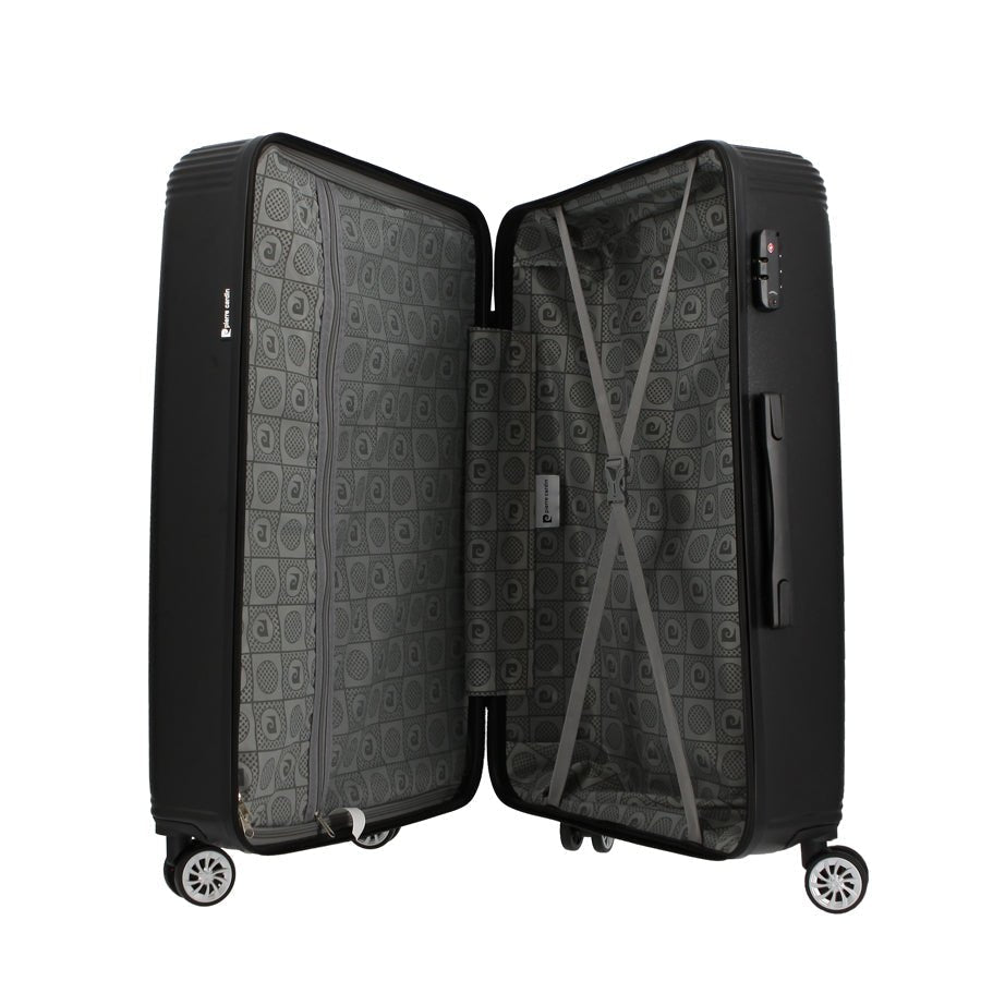 Pierre Cardin Paris Izar Black Trolley Case | Small-Suitcases