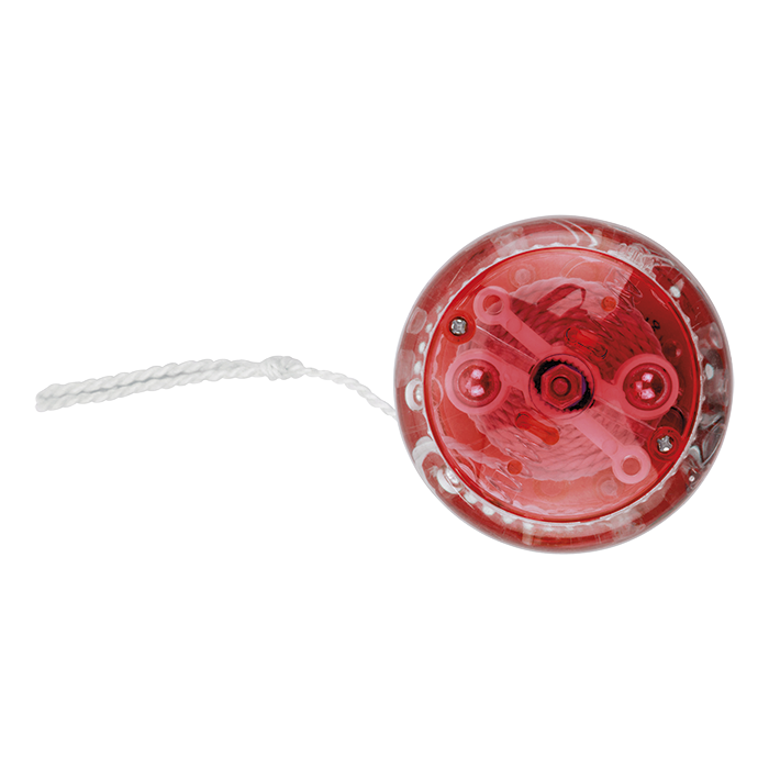 Plastic Light Up Yo-Yo Red / STD / Regular - Novelties and Travel