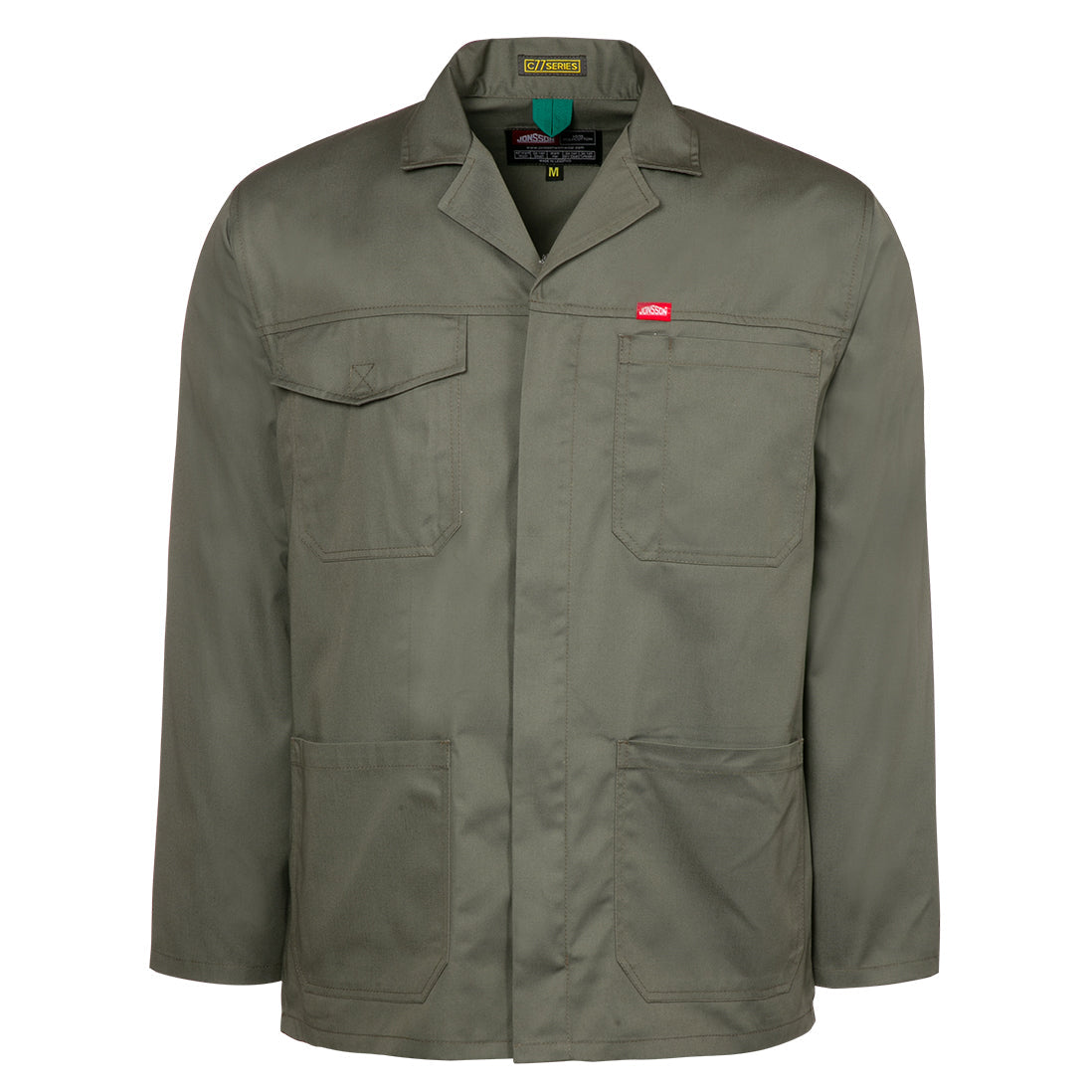 Polycotton Work Jacket Olive / 4XL