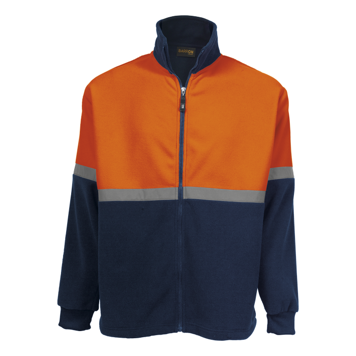 Quarry Fleece  Navy/Safety Orange / XS / Regular - 