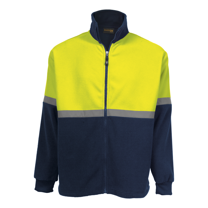 Quarry Fleece  Navy/Safety Yellow / XS / Regular - 