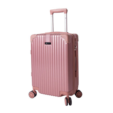 Ridge Set of 3 Spinner Trolley Cases | Rose Gold-Suitcases