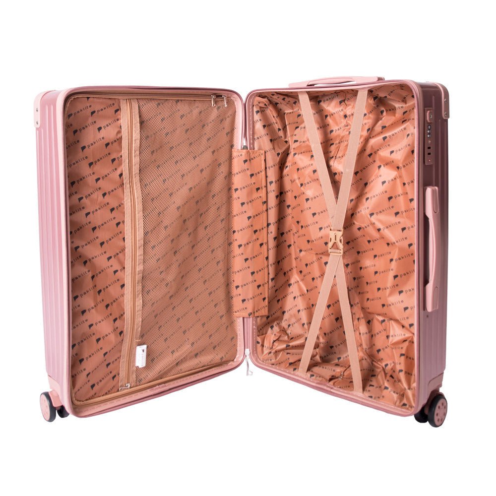 Ridge Set of 4 Cases | Rose Gold-Suitcases