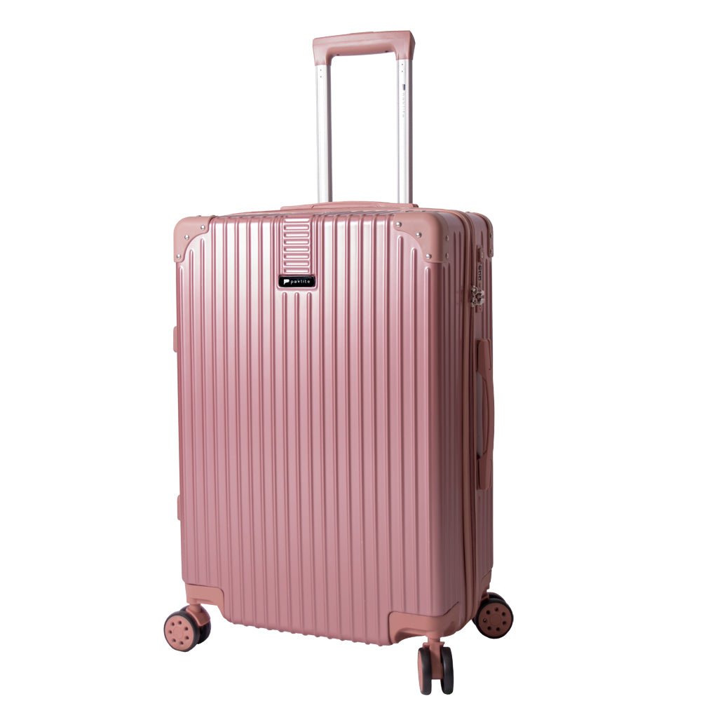 Ridge 64cm Medium Spinner Trolley Case | Rose Gold-Suitcases