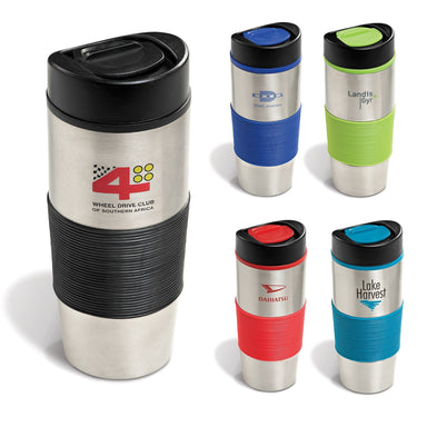 Ridge Double-Wall Tumbler - 450ml-Turquoise-TQ