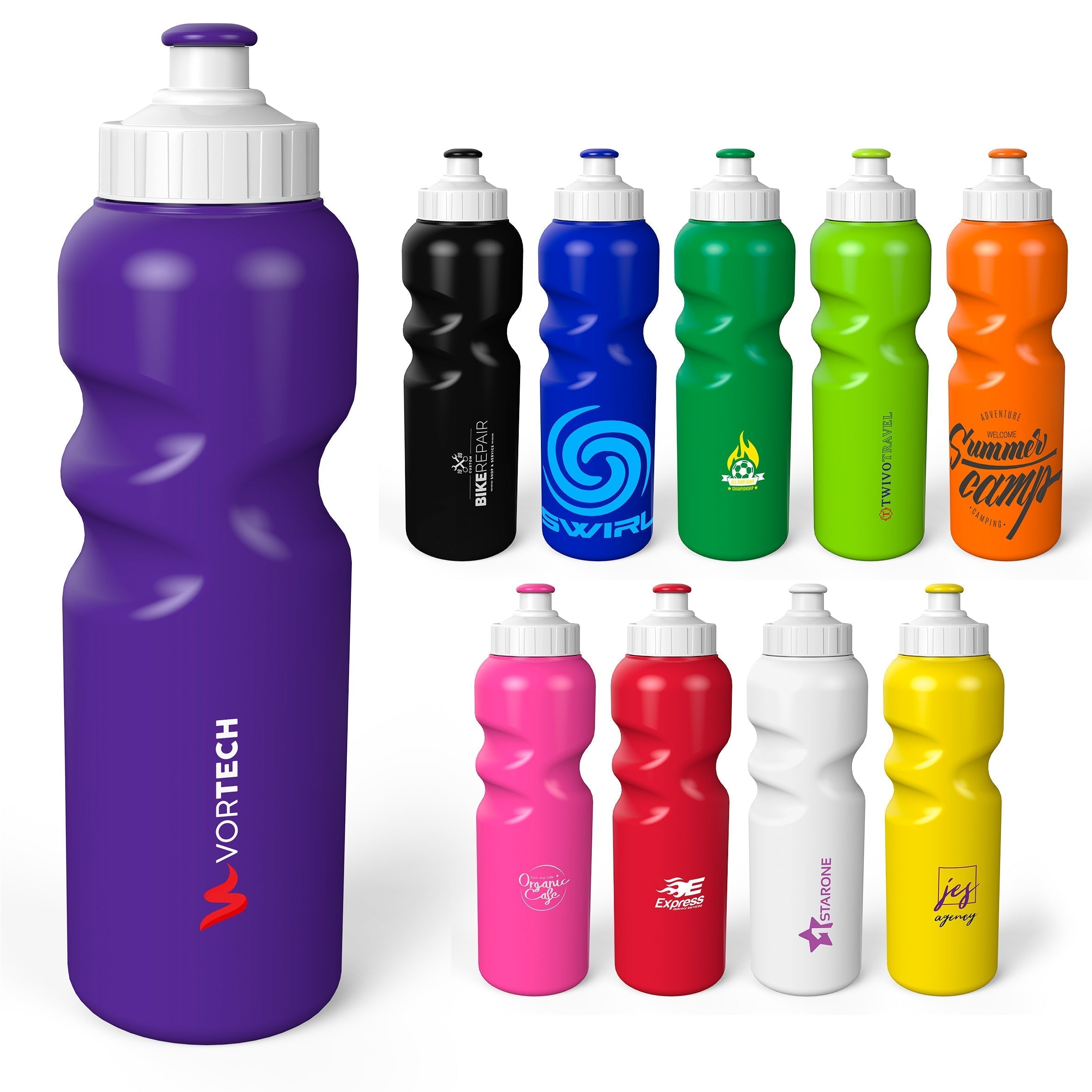 Riviera Water Bottle - 500ml-Water Bottles-Blue-BU