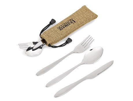 Kooshty Safari Cutlery Set-Black-BL