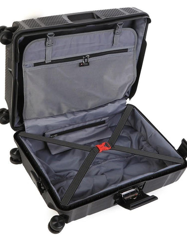 Safetech 540mm Multi-lock 4 Wheel Trolley with TSA Lock | Aquamarine-Suitcases