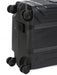 Safetech 740mm Multi-lock 4 Wheel Trolley with TSA Lock | Black-Suitcases