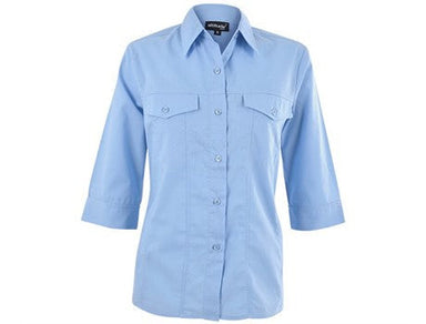 Sally Casual Blouse - Sky Blue Only-