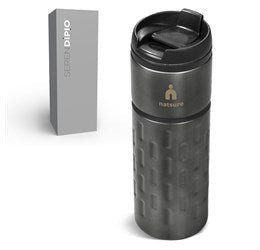 Binary Double-Wall Tumbler - Gun Metal-Gun Metal-GM