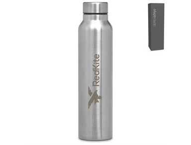 Serendipio Jagger Stainless Steel Water Bottle - 1 Litre Silver / S