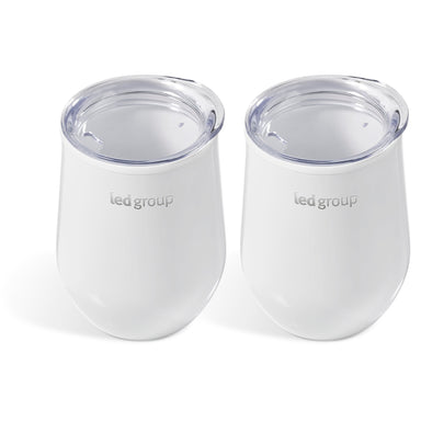 Serendipio Madison Cup Duo Set-Solid White-SW