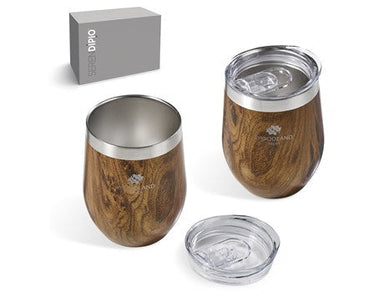 Serendipio Woodbury Cup Duo Set-Brown-BN