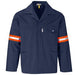 Site Premium Polycotton Jacket - Reflective Arms & Back - Orange Tape-