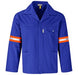 Site Premium Polycotton Jacket - Reflective Arms & Back - Orange Tape-