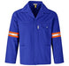 Site Premium Polycotton Jacket - Reflective Arms - Orange Tape-