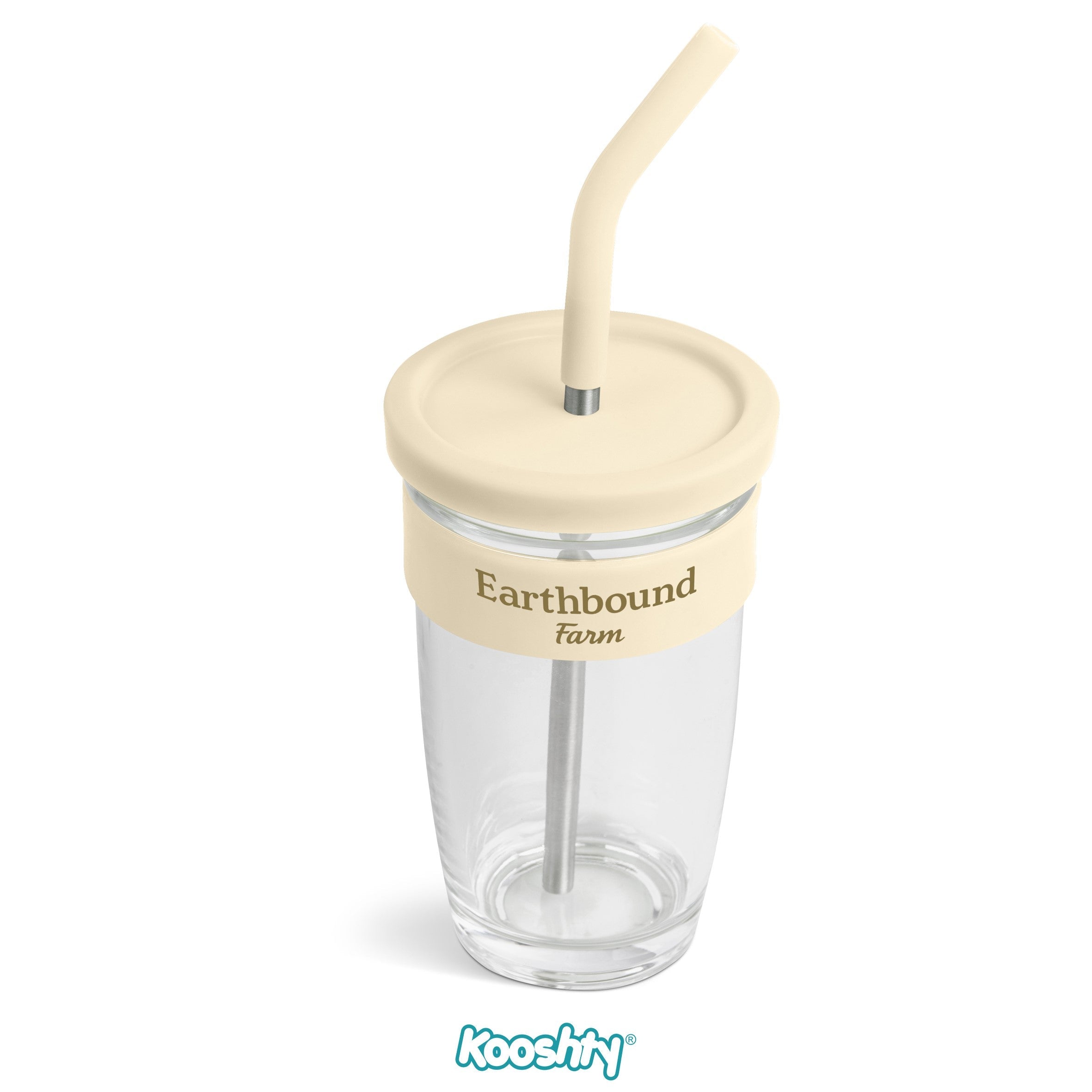 Slurp Kup & Straw - 480ML Cream / CM