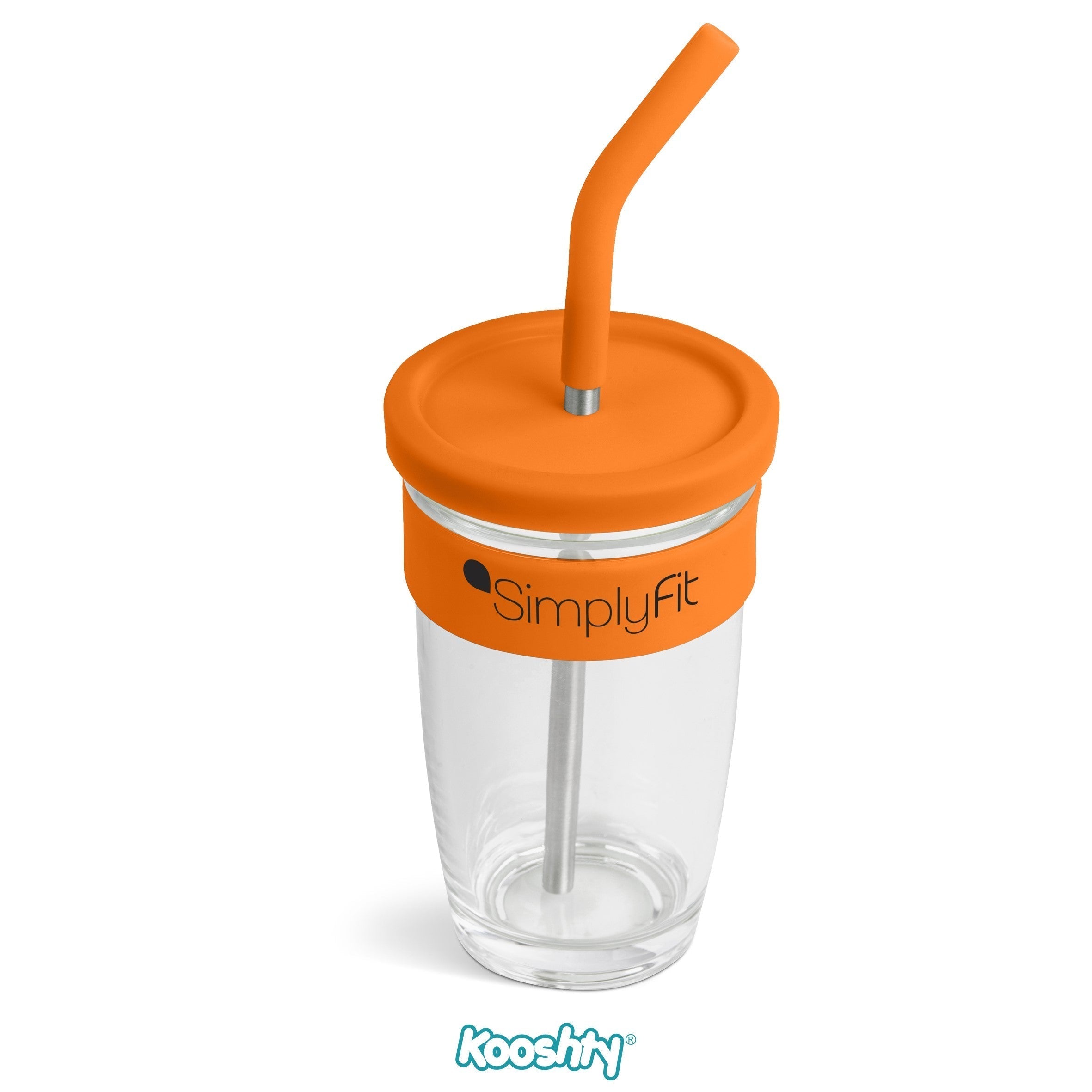 Slurp Kup & Straw - 480ML Orange / O