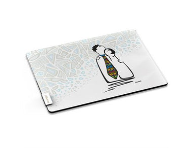 AndyC Mr & Mrs Smarty Pants Glass Serving Board-BOARD