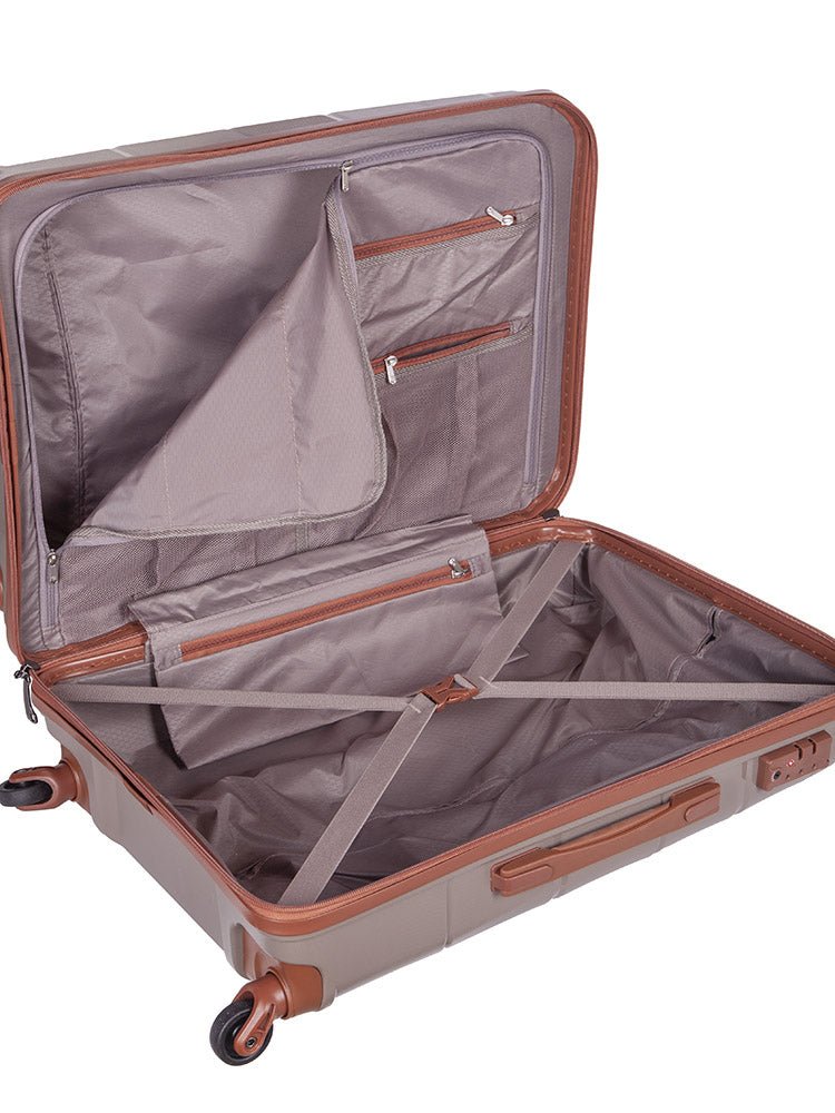 Spinn 650mm 4 Wheel Trolley Case | Grey-Suitcases