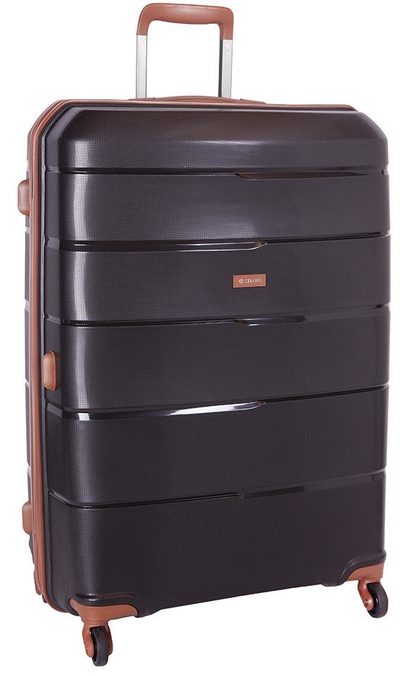Spinn 740mm 4 Wheel Trolley Case | Black-Suitcases