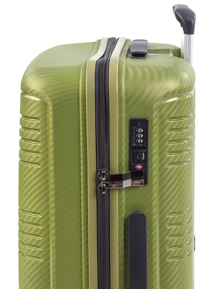 La Strella 65cm Medium Trolley | Lemon Grass-Suitcases