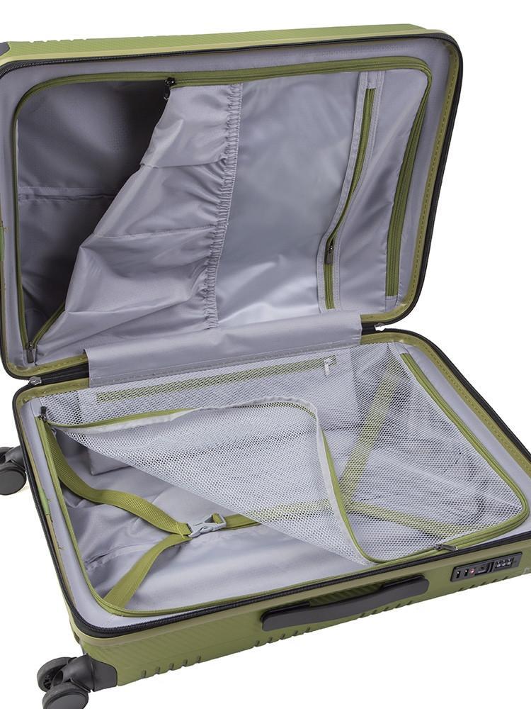 La Strella 65cm Medium Trolley | Lemon Grass-Suitcases