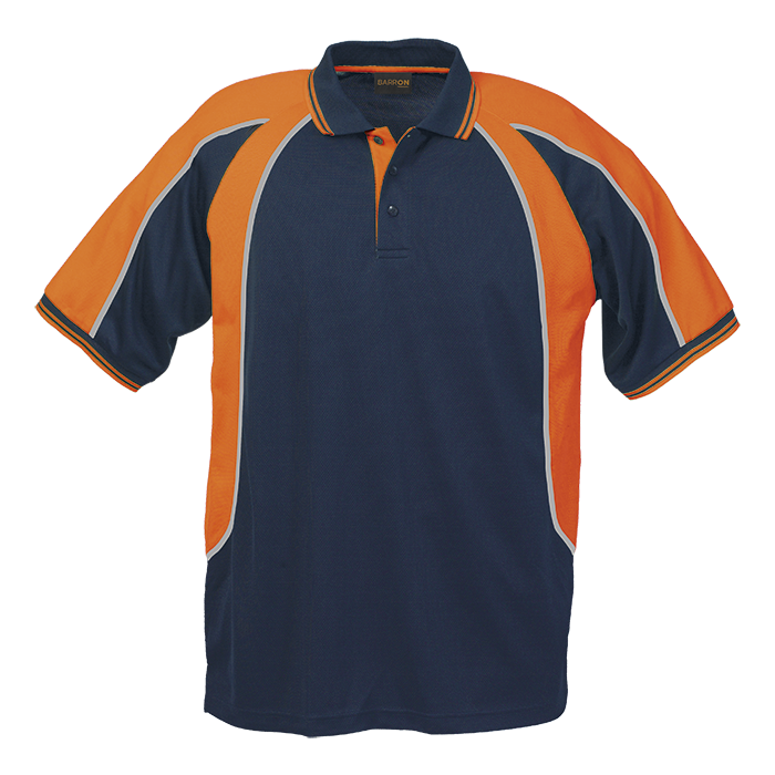 Tailgate Golfer Navy/Safety Orange / SML / Last Buy - High Visibility