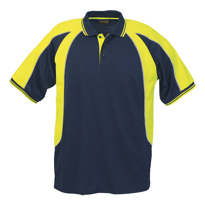 Tailgate Golfer Navy/Safety Yellow / SML / Last Buy - High Visibility