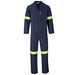 Technician 100% Cotton Conti Suit - Reflective Arms, Legs & Back - Yellow Tape-