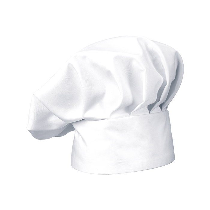 Chef Mushroom Hat  White / STD / Regular - Head Wear 