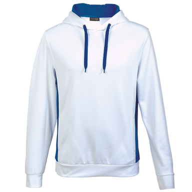 Track Hooded Sweater  White/Royal / XS / Regular - 