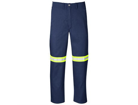 Trade Polycotton Pants - Reflective Legs - Yellow Tape-