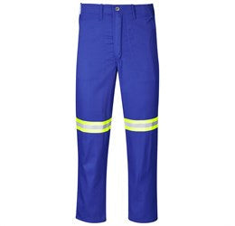 Trade Polycotton Pants - Reflective Legs - Yellow Tape-