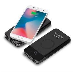 Tremor 8000mAh Wireless Power Bank-Black-BL