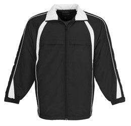 Unisex Splice Track Top - Black White Only-