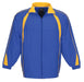 Unisex Splice Track Top - Black White Only-L-Royal Blue With Yellow-RBY