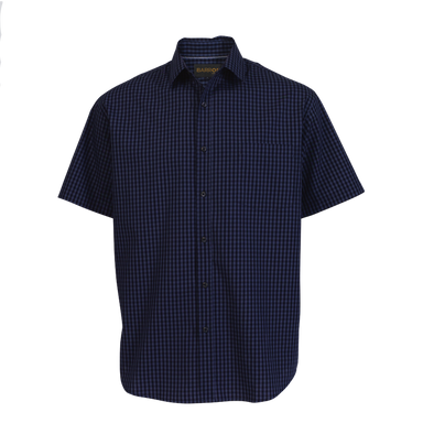 Unity Check Lounge Short Sleeve  Navy / SML / 