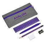 Walsh Stationery Set - Yellow Purple / P