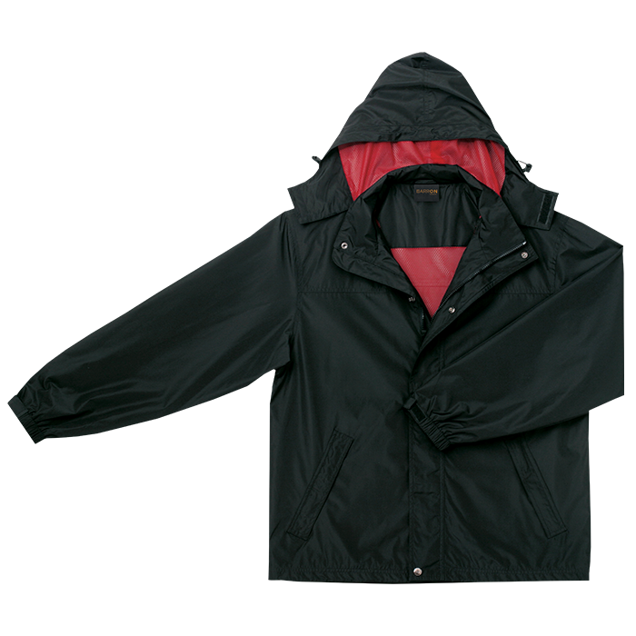 Weatherproof Polyamide Jacket  Black/Red / SML / 