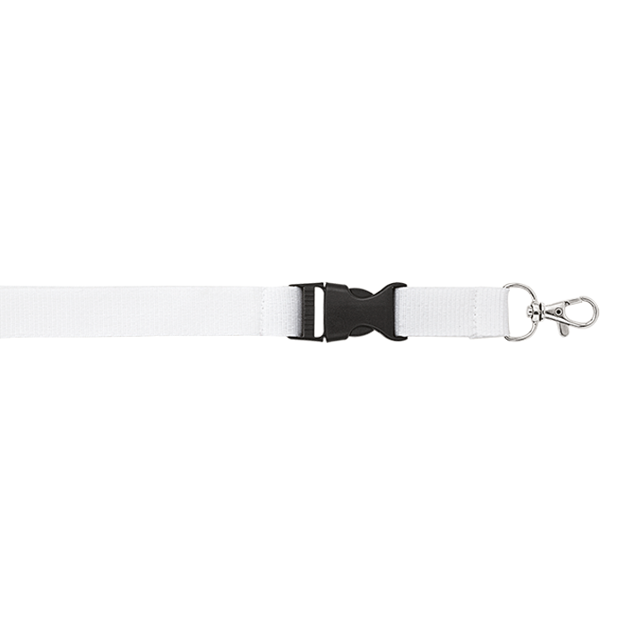 Woven Lanyard With Plastic Buckle - Lanyards