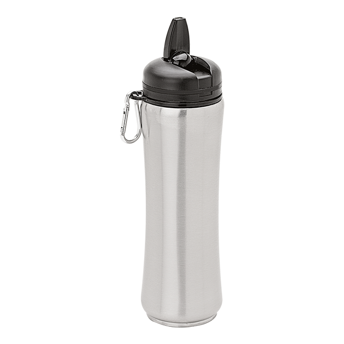 BW0010 - 750ml Stainless Steel Bottle With Carabiner