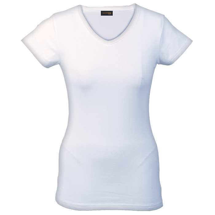 Ladies 170g Slim Fit V-Neck T-Shirt