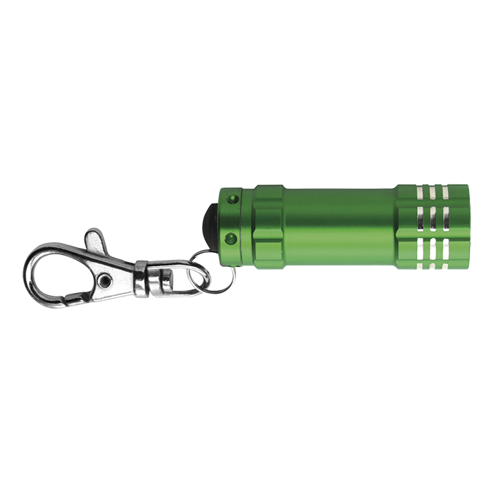 BK4861 - Metal Pocket Torch with LED Lights Pale Green / STD / Regular - Keychains